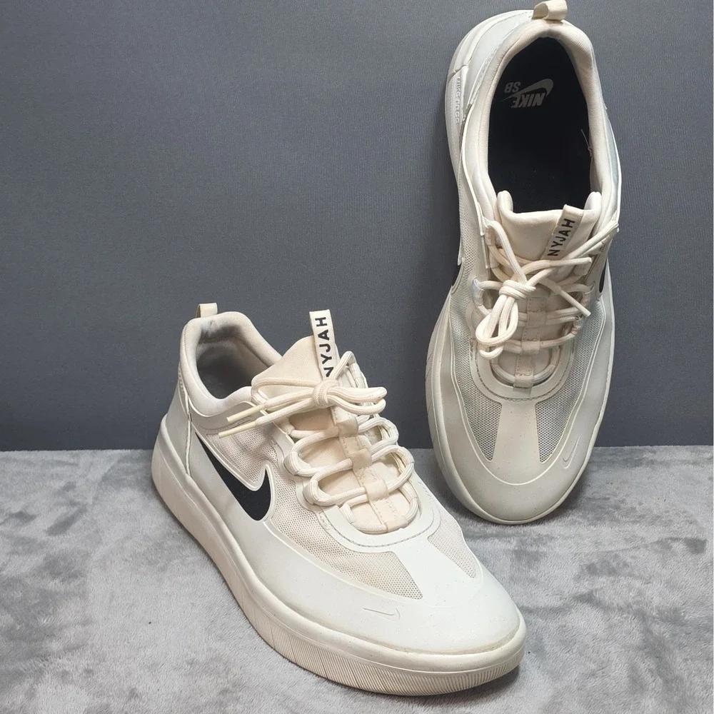 Size 9.5 - Nike Nyjah Free 2.0 SB Summit White